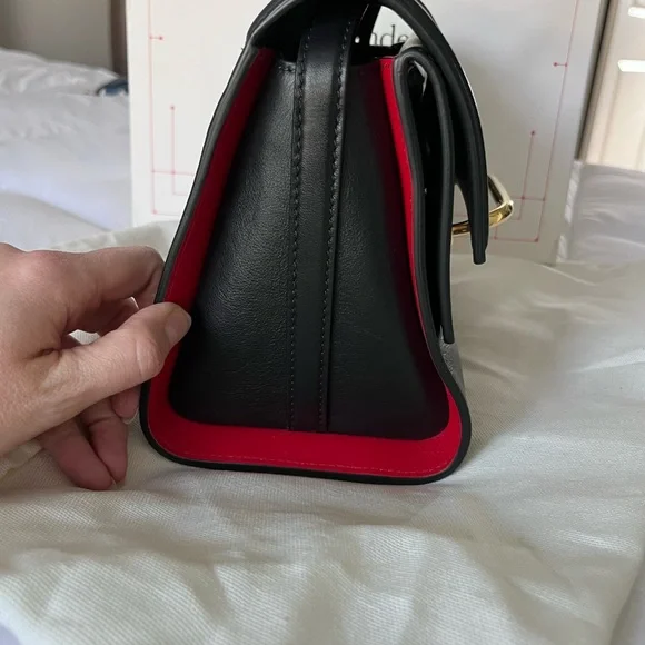 Alexander McQueen Small Double Flap Leather Shoulder Bag - Picture 11 of 16